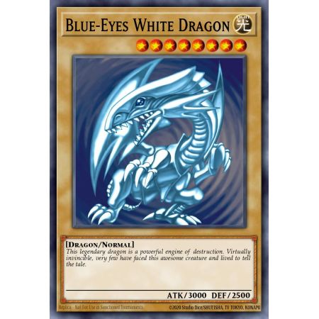 Blue-Eyes White Dragon (Ghost/Gold Rare)