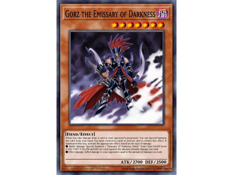 Gorz the Emissary of Darkness (Ghost/Gold Rare)