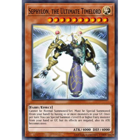 Sephylon, the Ultimate Timelord (Gold Rare)