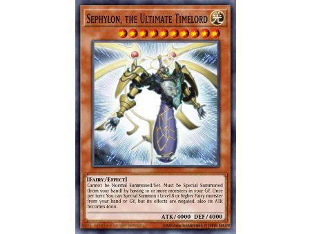 Sephylon, the Ultimate Timelord (Gold Rare)