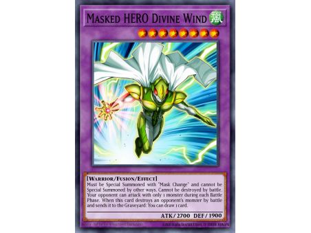 Masked HERO Divine Wind (Super Rare)