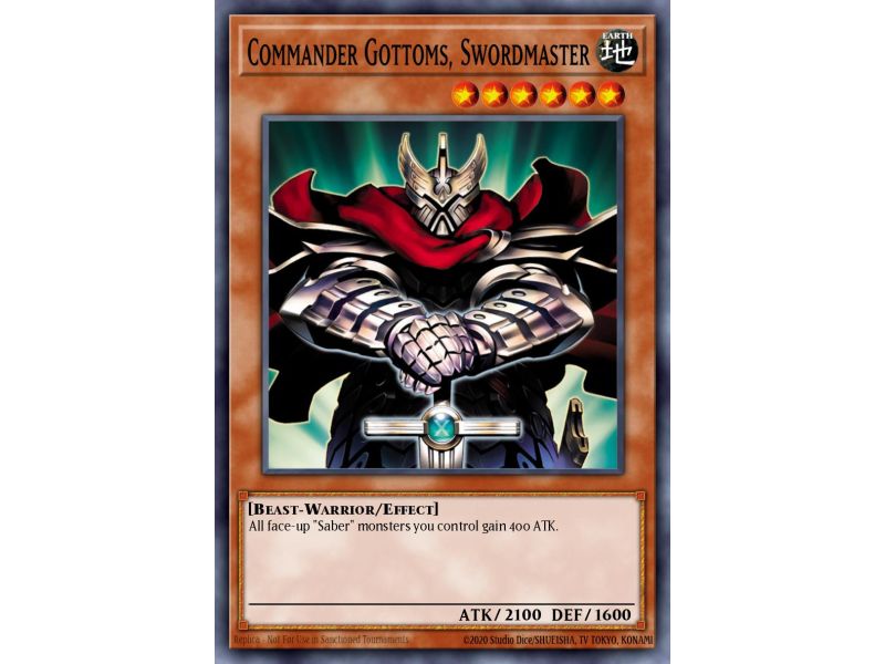 Commander Gottoms, Swordmaster (Secret Rare)