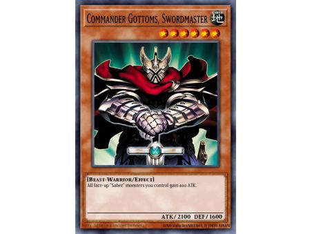 Commander Gottoms, Swordmaster (Secret Rare)