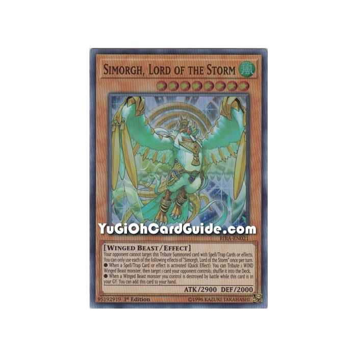 thumbnail image 2 of Yu-Gi-Oh! CT08-EN006 Dark Simorgh – Super Rare Card, Ungraded 2 of 6