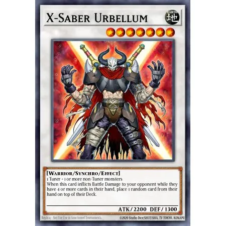 X-Saber Urbellum (Secret Rare)