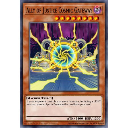 Ally of Justice Cosmic Gateway (Secret Rare)