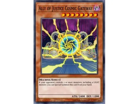 Ally of Justice Cosmic Gateway (Secret Rare)