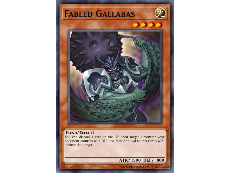 Fabled Gallabas (Secret Rare)