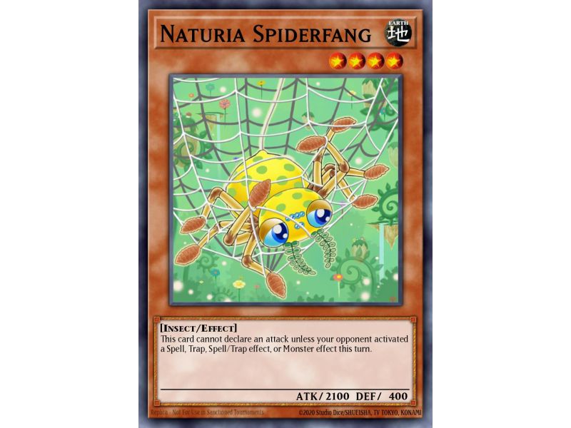 Naturia Spiderfang (Super Rare)