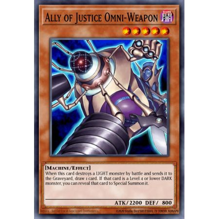 Ally of Justice Omni-Weapon (Secret Rare)