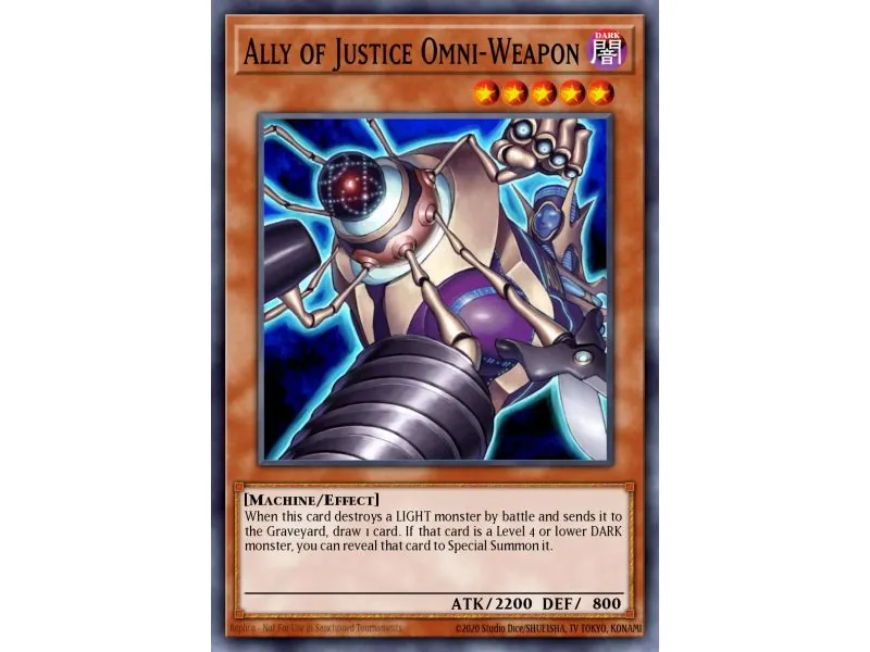 Ally of Justice Omni-Weapon (Secret Rare)