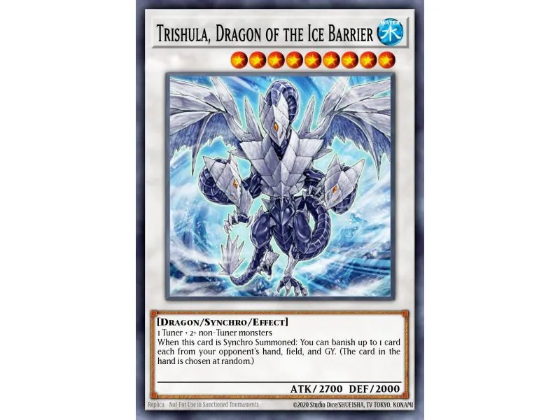 Trishula, Dragon of the Ice Barrier (Secret Rare)