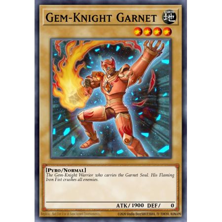 Gem-Knight Garnet (Super Rare)