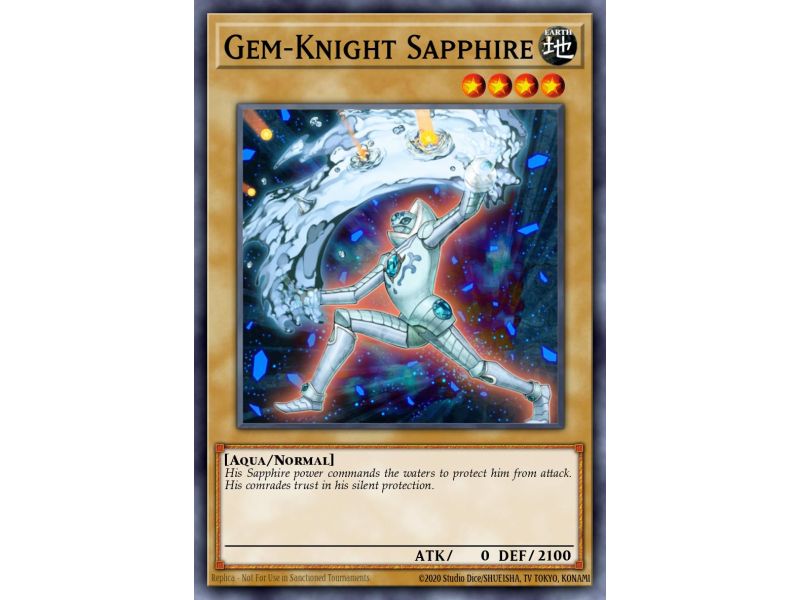 Gem-Knight Sapphire (Super Rare)