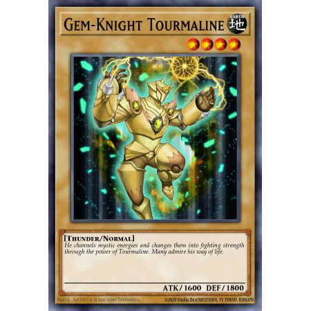Gem-Knight Tourmaline (Super Rare)