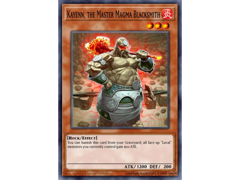 Kayenn, the Master Magma Blacksmith (Super Rare)