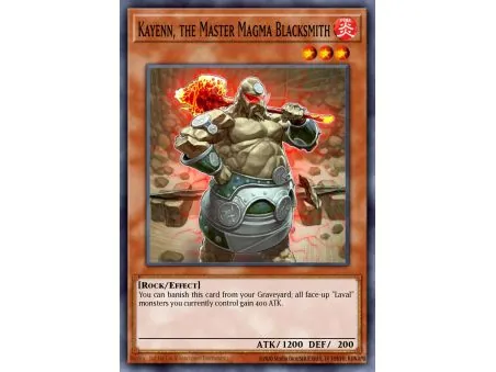 Kayenn, the Master Magma Blacksmith (Super Rare)
