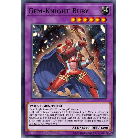 Gem-Knight Ruby (Secret Rare)