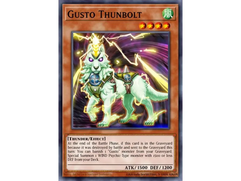 Gusto Thunbolt (Super Rare)