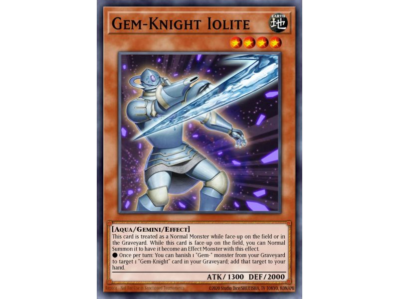 Gem-Knight Iolite (Super Rare)