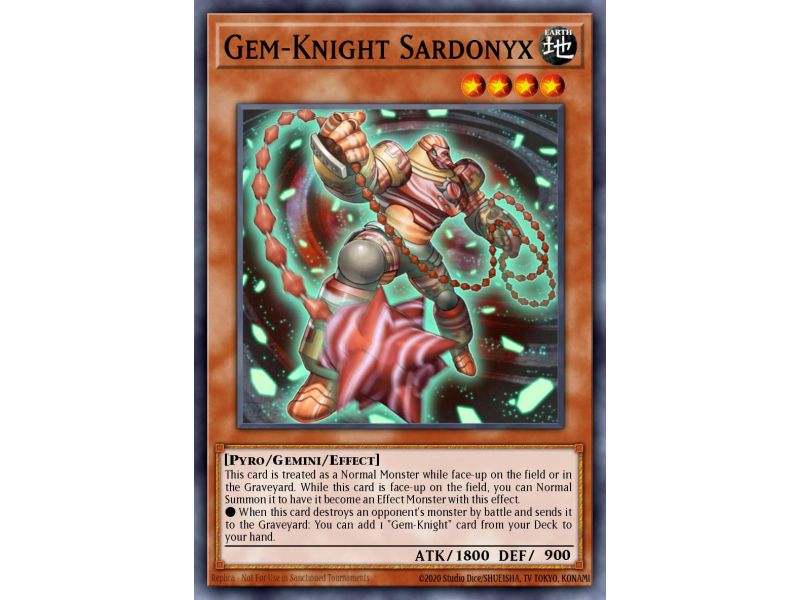 Gem-Knight Sardonyx (Super Rare)