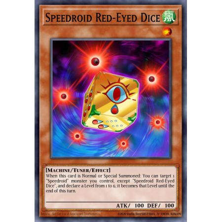 Speedroid Red-Eyed Dice (Super Rare)