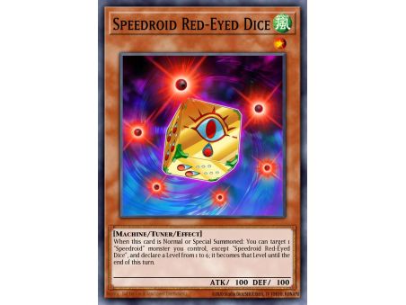 Speedroid Red-Eyed Dice (Super Rare)