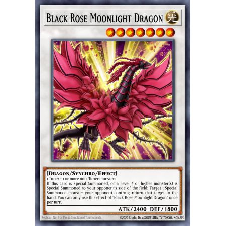 Black Rose Moonlight Dragon (Super Rare)