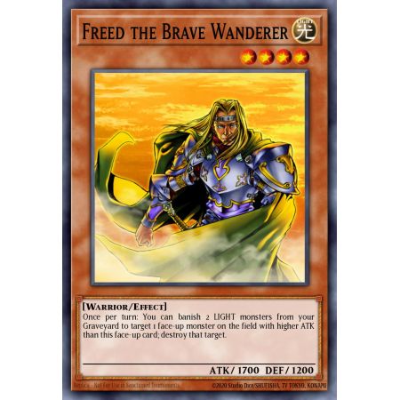 Freed the Brave Wanderer (Super Rare)