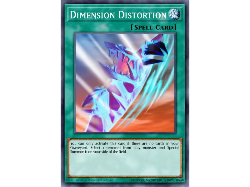 Dimension Distortion (Short Print)