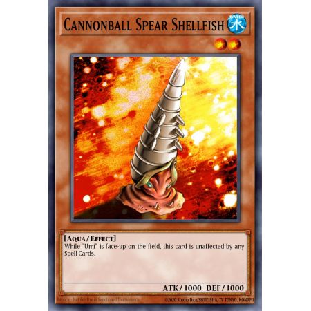 Cannonball Spear Shellfish (Short Print)