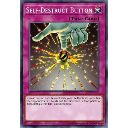 Self-Destruct Button (Short Print)