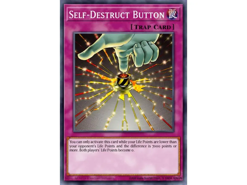 Self-Destruct Button (Short Print)