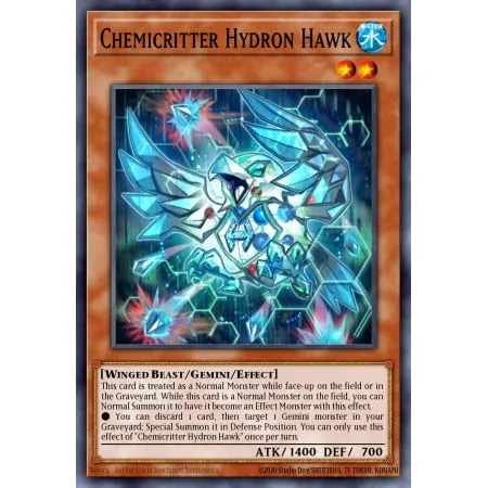 Chemicritter Hydron Hawk (Common)
