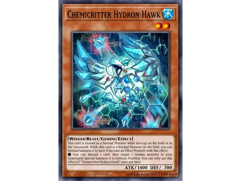 Chemicritter Hydron Hawk (Common)