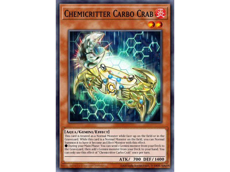 Chemicritter Carbo Crab (Common)