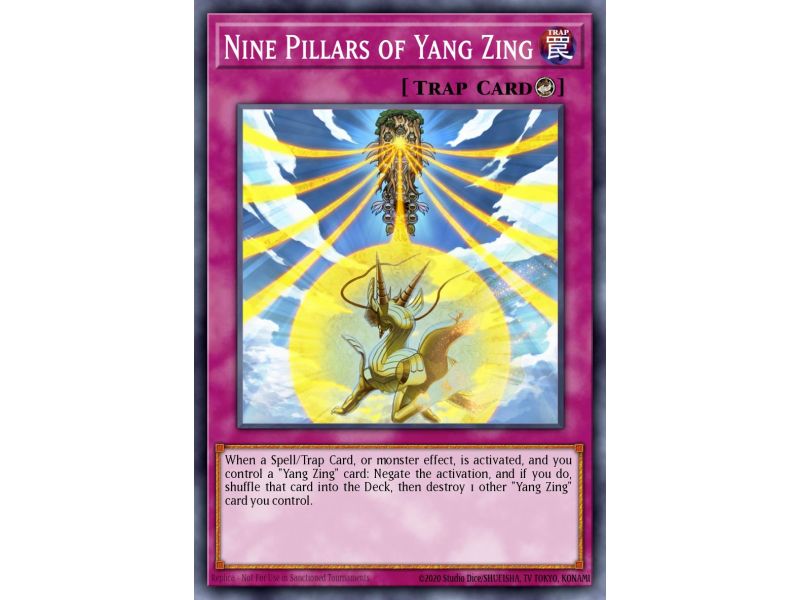 Nine Pillars of Yang Zing (Rare)