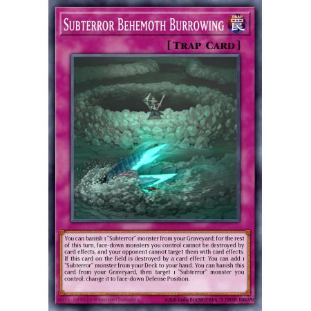 Subterror Behemoth Burrowing (Rare)
