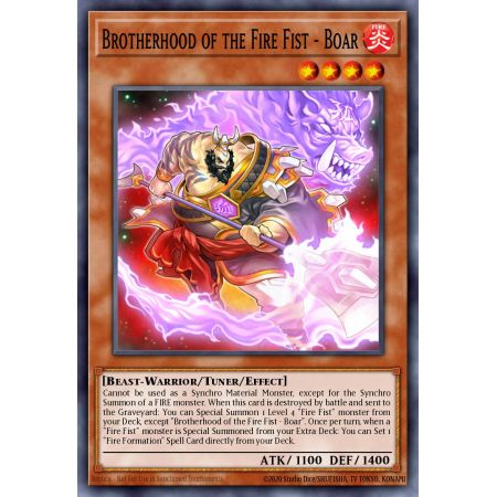 Brotherhood of the Fire Fist - Boar (Rare)
