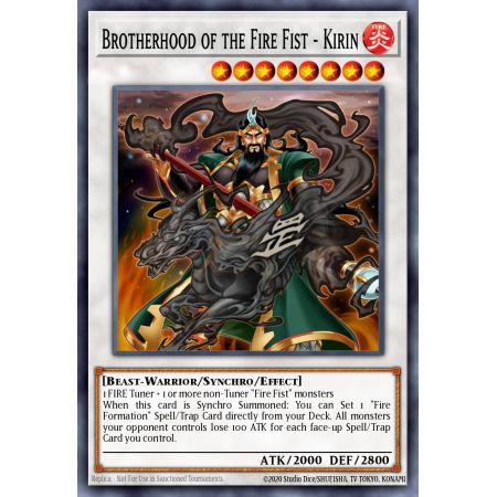 Brotherhood of the Fire Fist - Kirin (Rare)