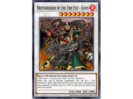 Brotherhood of the Fire Fist - Kirin (Rare)