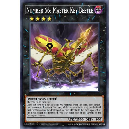 Number 66: Master Key Beetle (Super Rare)