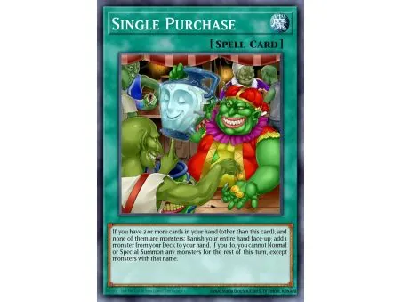 Single Purchase (Short Print)