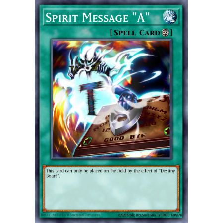 Spirit Message "A" (Rare)