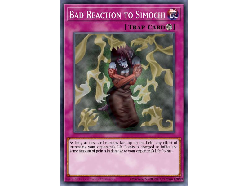 Bad Reaction to Simochi (Common)
