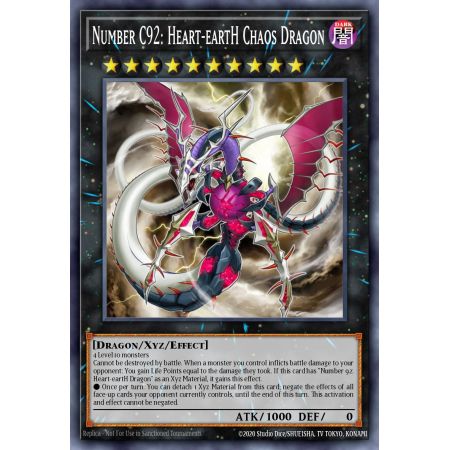 Number C92: Heart-eartH Chaos Dragon (Rare)