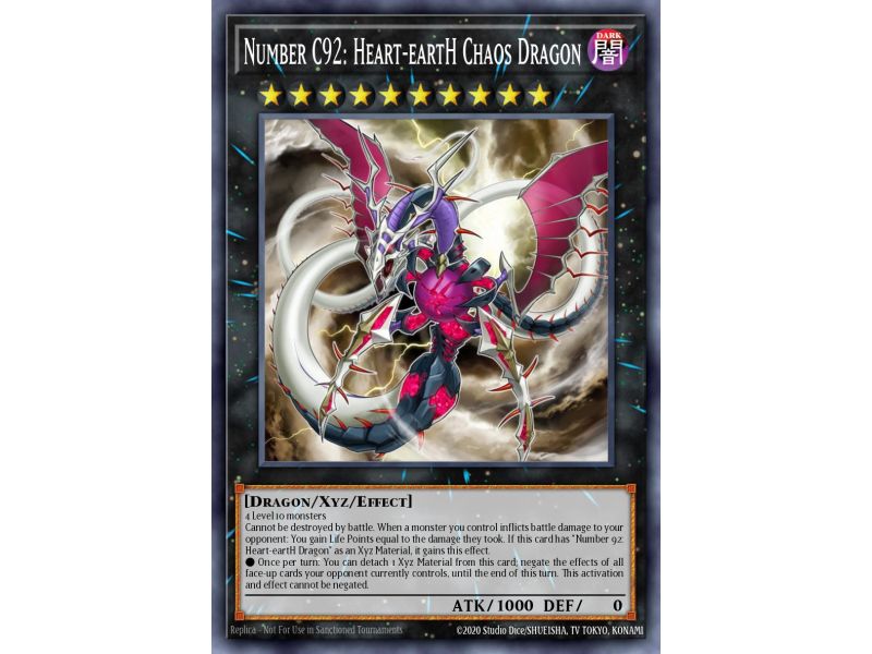 Number C92: Heart-eartH Chaos Dragon (Rare)