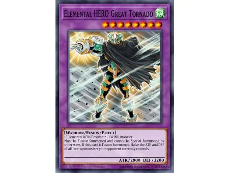 Elemental HERO Great Tornado (Ultra Rare)