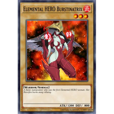 Elemental HERO Burstinatrix (Secret Rare)