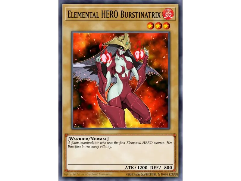 Elemental HERO Burstinatrix (Secret Rare)